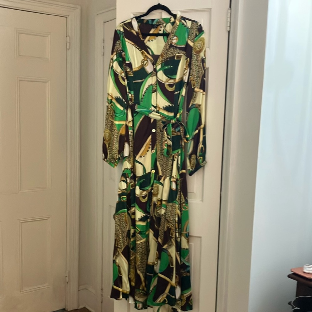 Elegant Silk Marciano Dress
